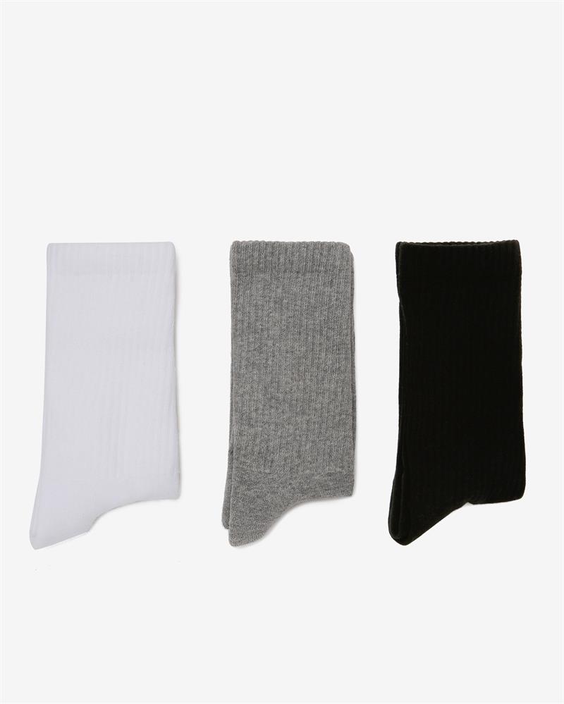 Skechers U Crew Cut Padded 3 Pack Sock Multi