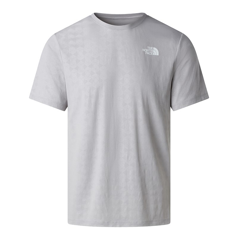 M 24/7 PENTADOME EMBOSSED REG SS TEE GREY