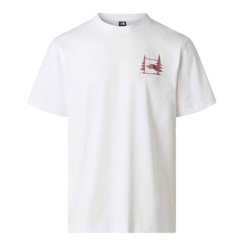 M CAMPING RELAXED SHORT SLEEVE TEE-GRAPH White