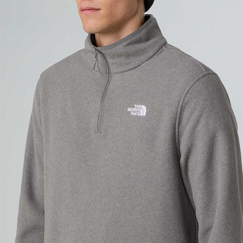 M GLACIER FLEECE 1/4 ZIP JACKET GREY