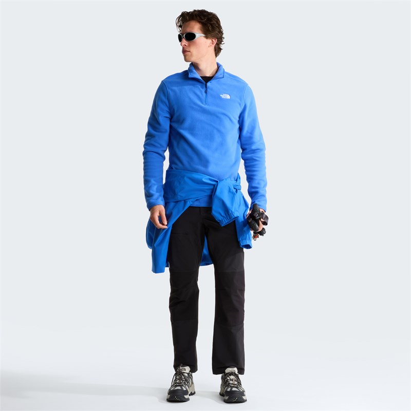 M GLACIER FLEECE 1/4 ZIP JACKET Blue