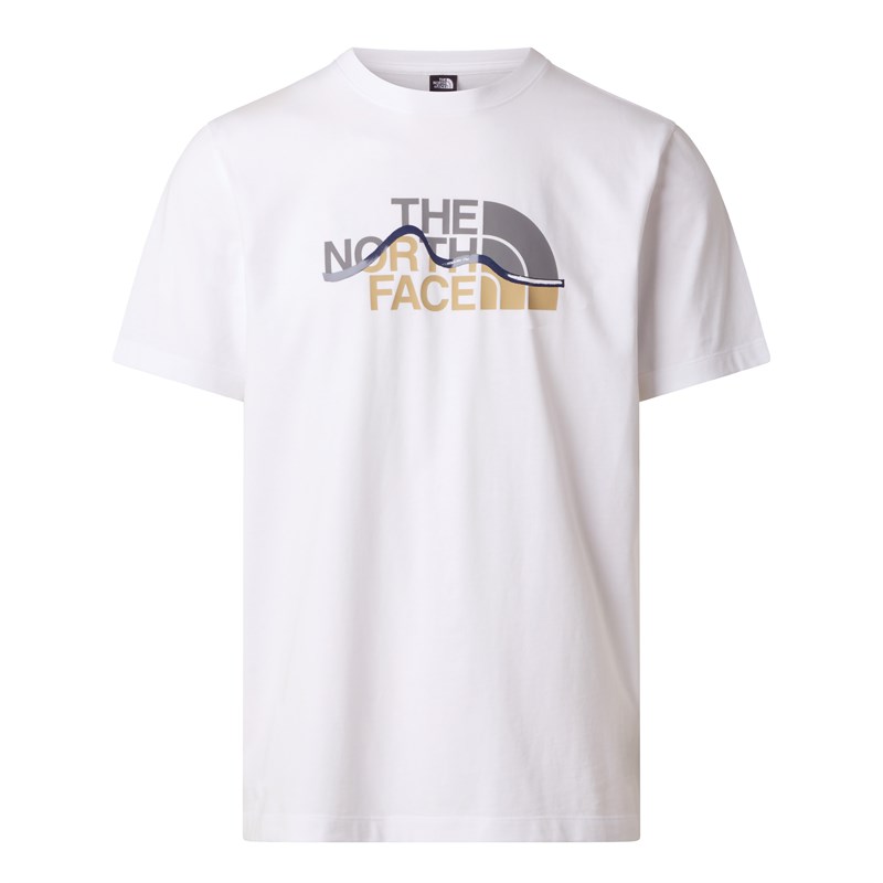 M MOUNTAIN LINE REGULAR SHORT SLEEVE TEE White