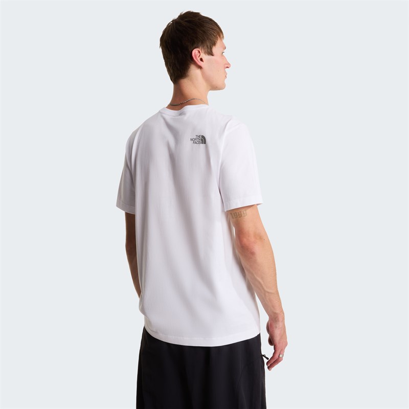 M MOUNTAIN LINE REGULAR SHORT SLEEVE TEE White
