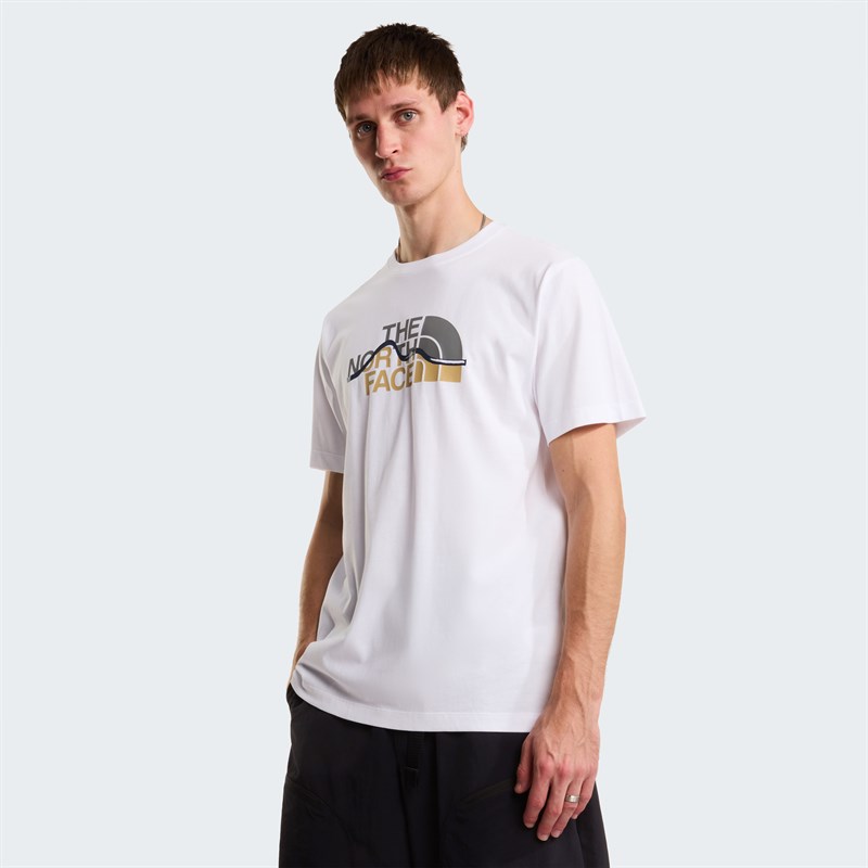 M MOUNTAIN LINE REGULAR SHORT SLEEVE TEE White