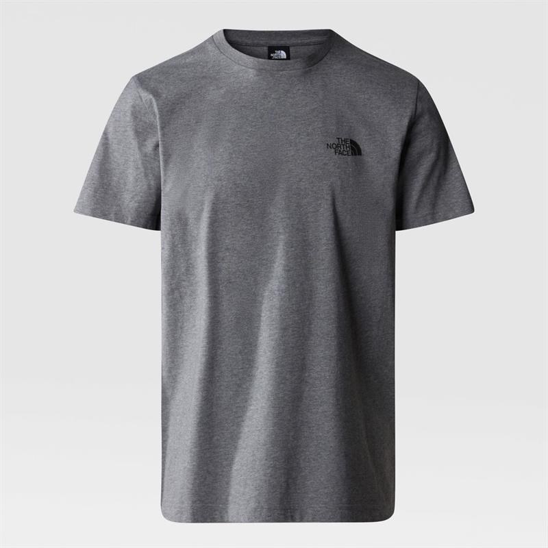 M SS SIMPLE DOME TEE GREY