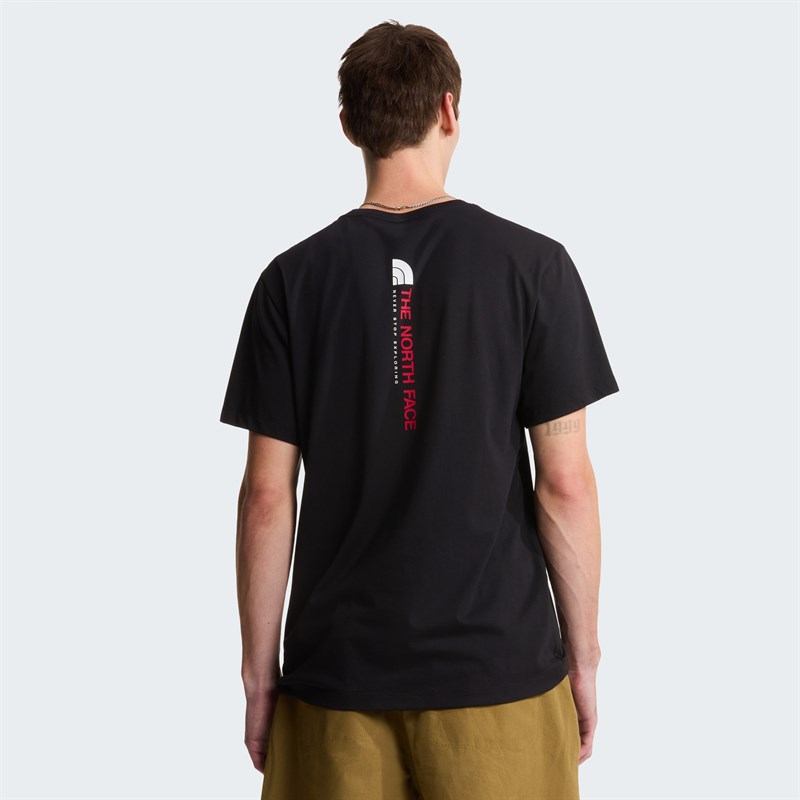 M VERTICAL REGULAR SHORT SLEEVE TEE-GRAP Black