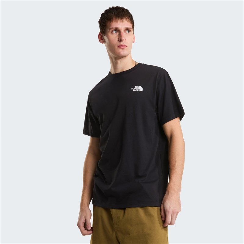 M VERTICAL REGULAR SHORT SLEEVE TEE-GRAP Black