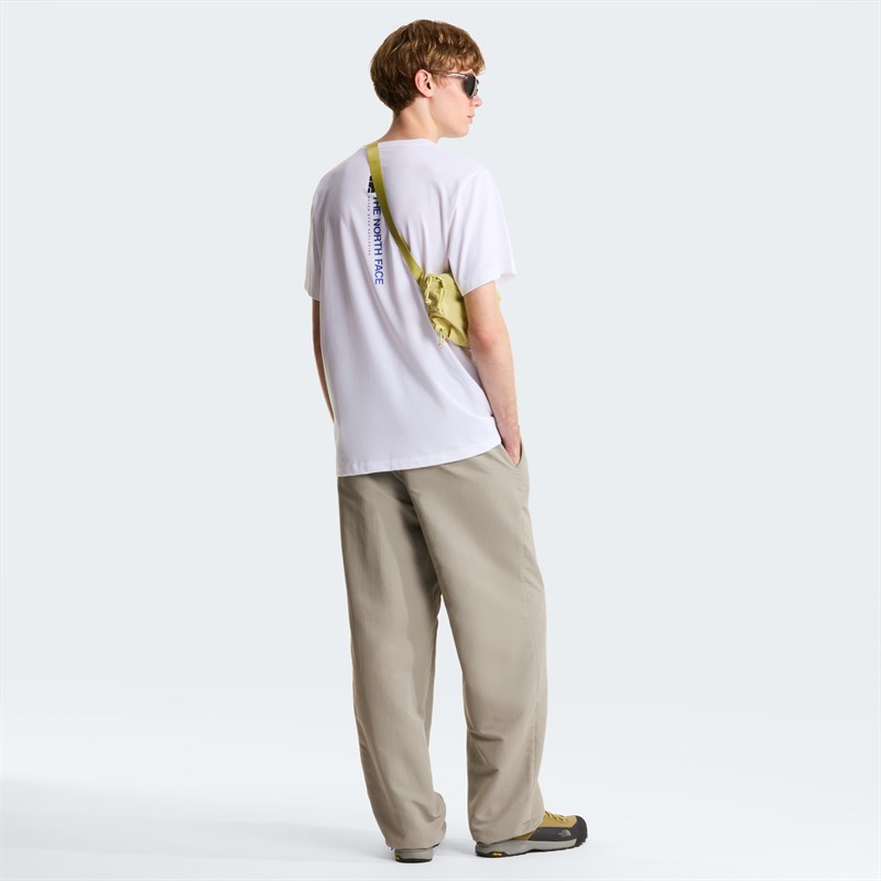 M VERTICAL REGULAR SHORT SLEEVE TEE-GRAP White