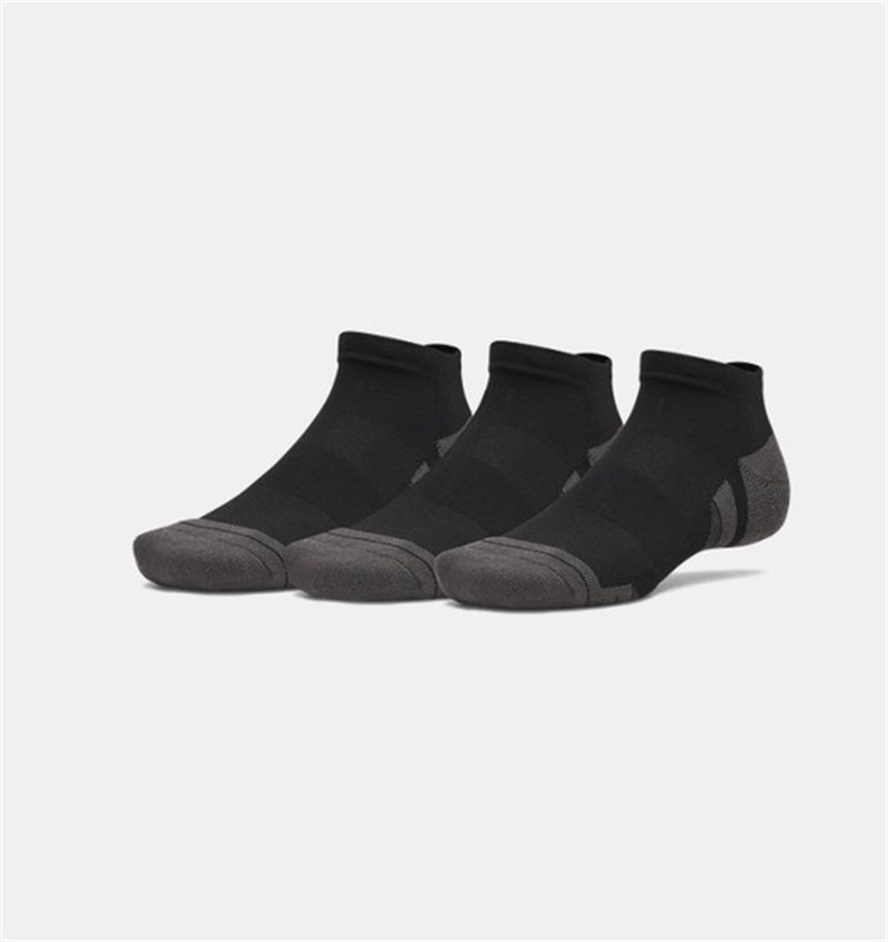 New Ua Perf Tech 3Pk Low Siyah