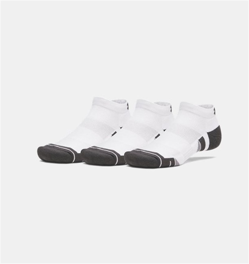 New Ua Perf Tech 3Pk Low White