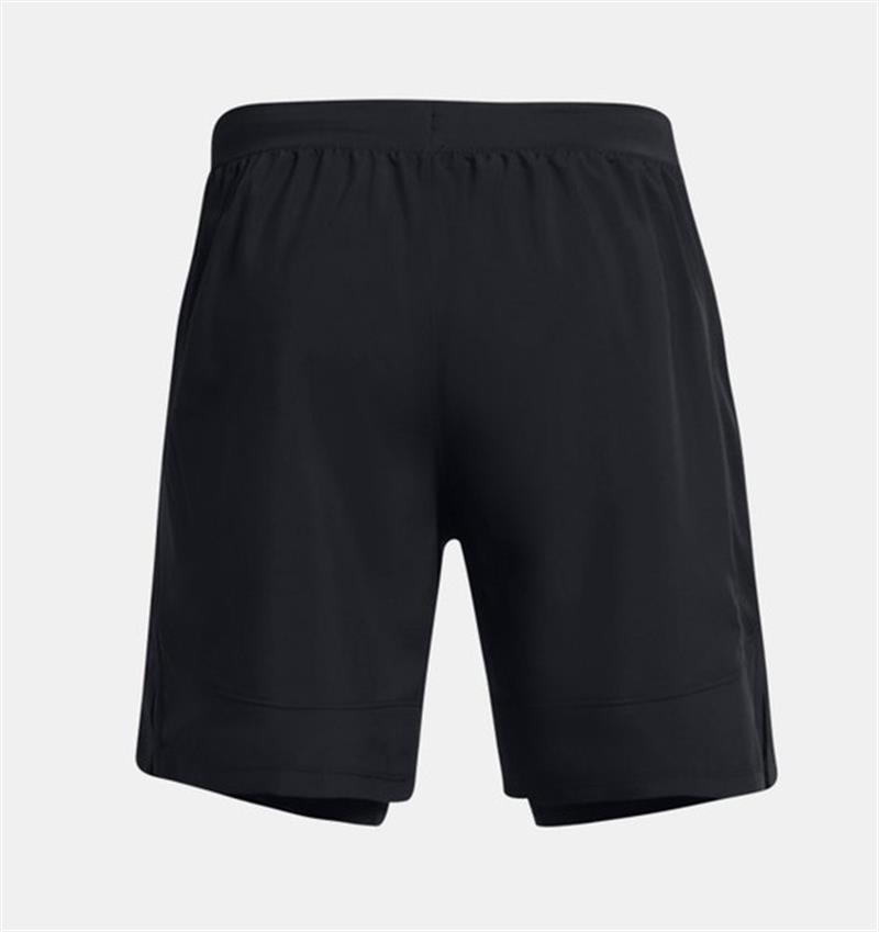 UA LAUNCH 7 2-IN-1 SHORTS Siyah