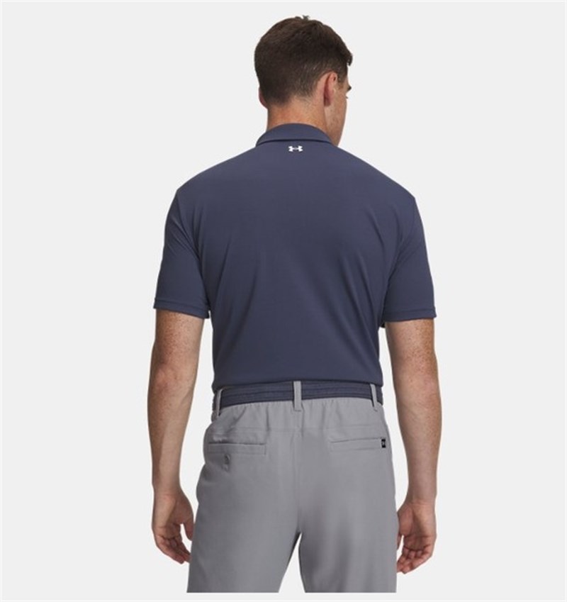 UA T2G Pique Polo Downpour Gray