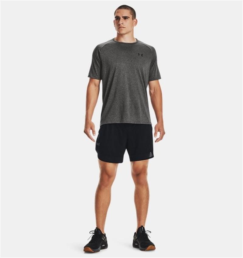 UA Tech 2.0 SS Tee Carbon Heather