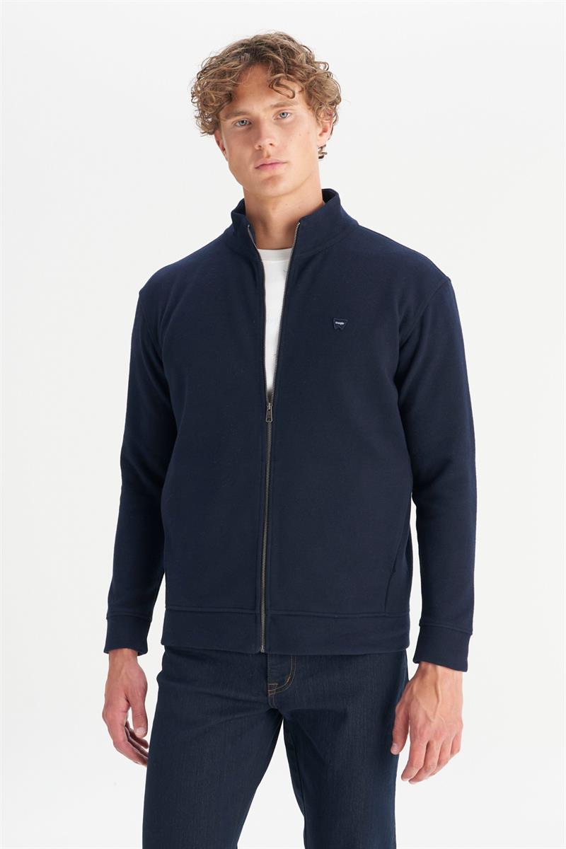 Erkek Selanik Full Zip Sweatshirt Navy
