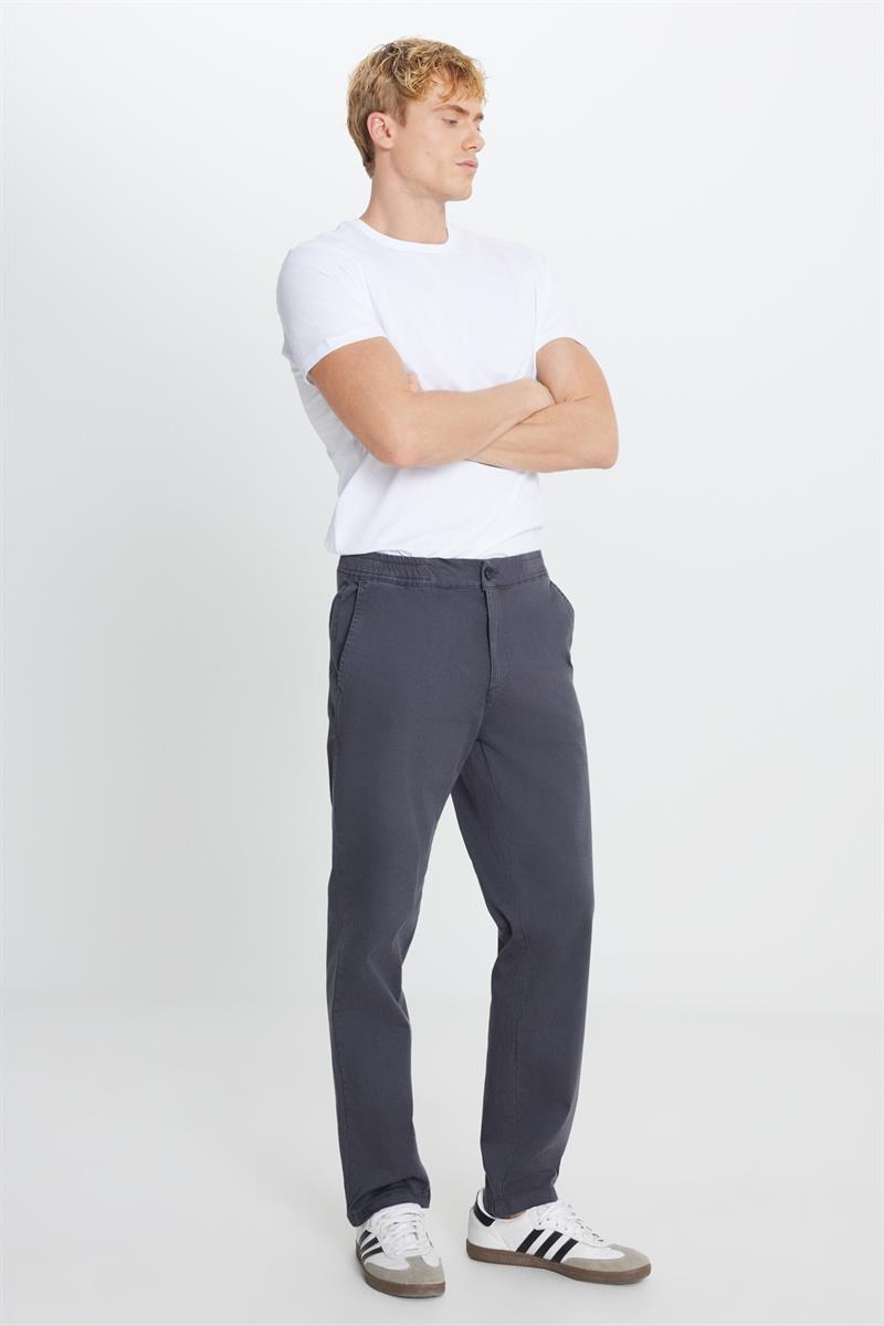 Erkek Tencel Pantolon FadedBlack