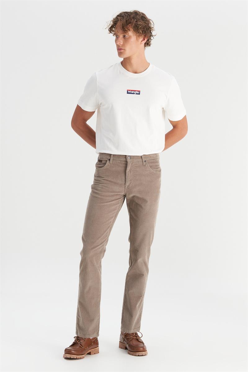Erkek Texas Slim Kadife Pantolon Brown