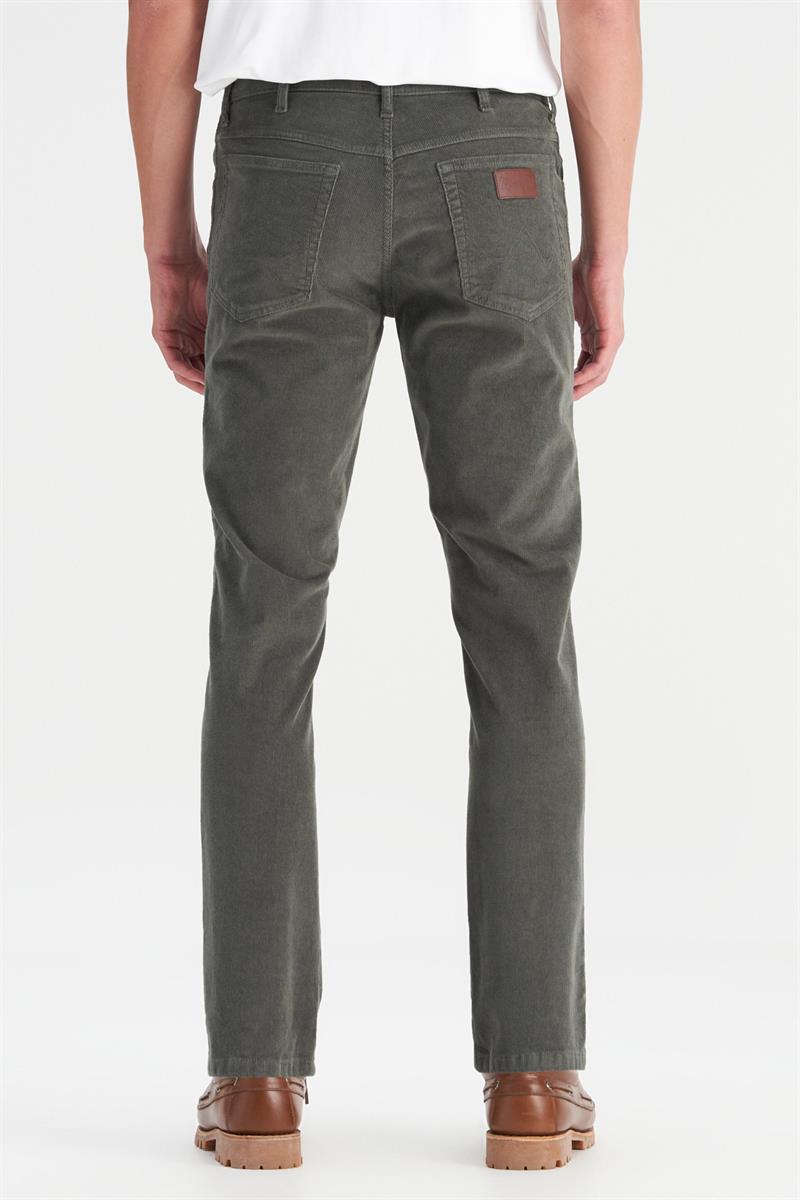 Erkek Texas Slim Kadife Pantolon Green