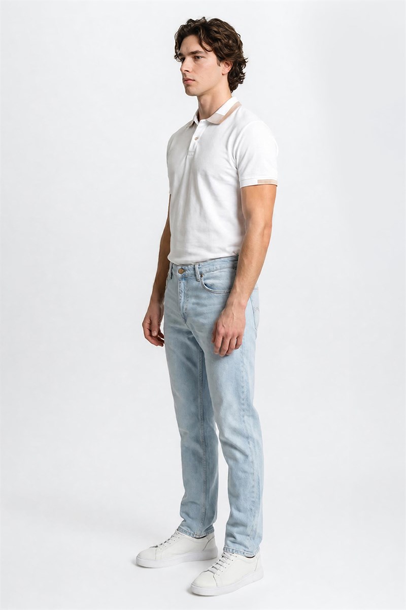 Greensboro Regular Straight Jean Pantolon Whitewater