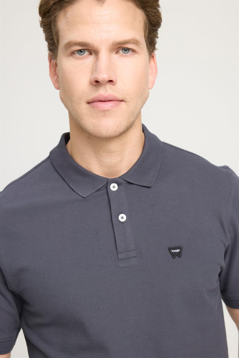 Erkek Regular Fit Polo T-shirt Siyah