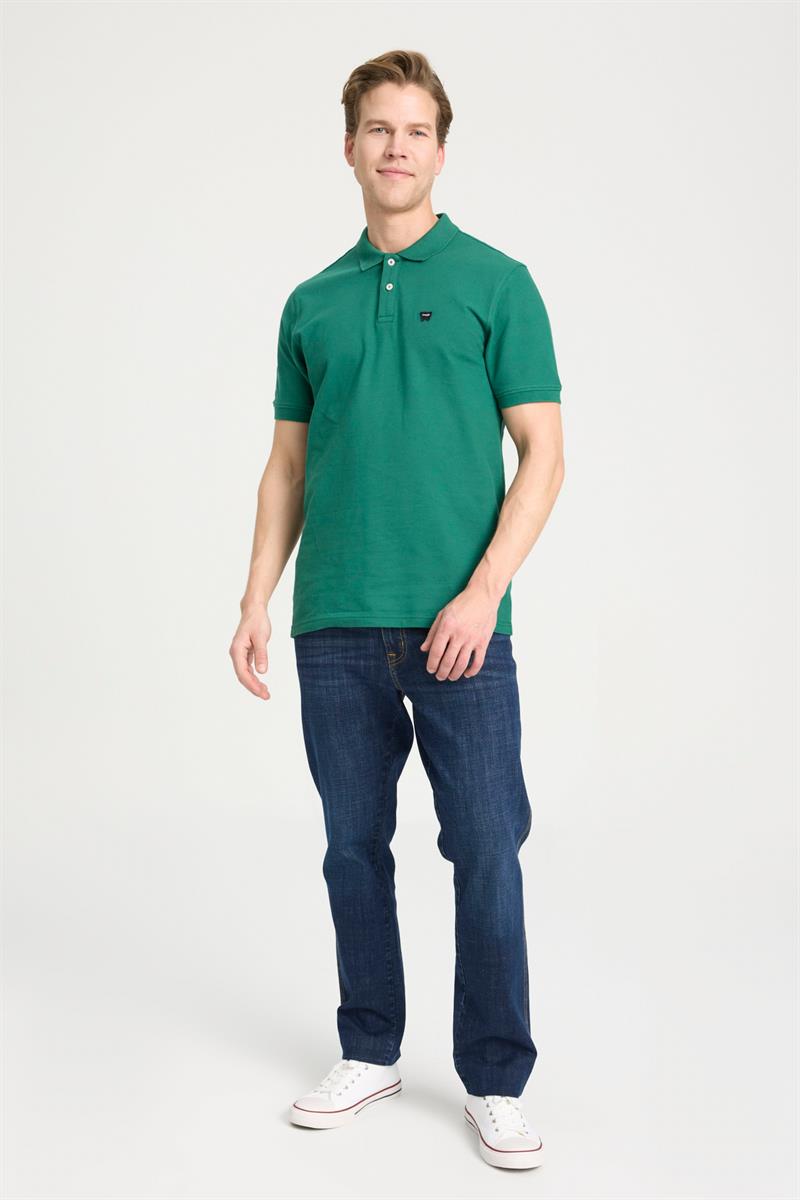 Erkek Regular Fit Polo T-shirt Green