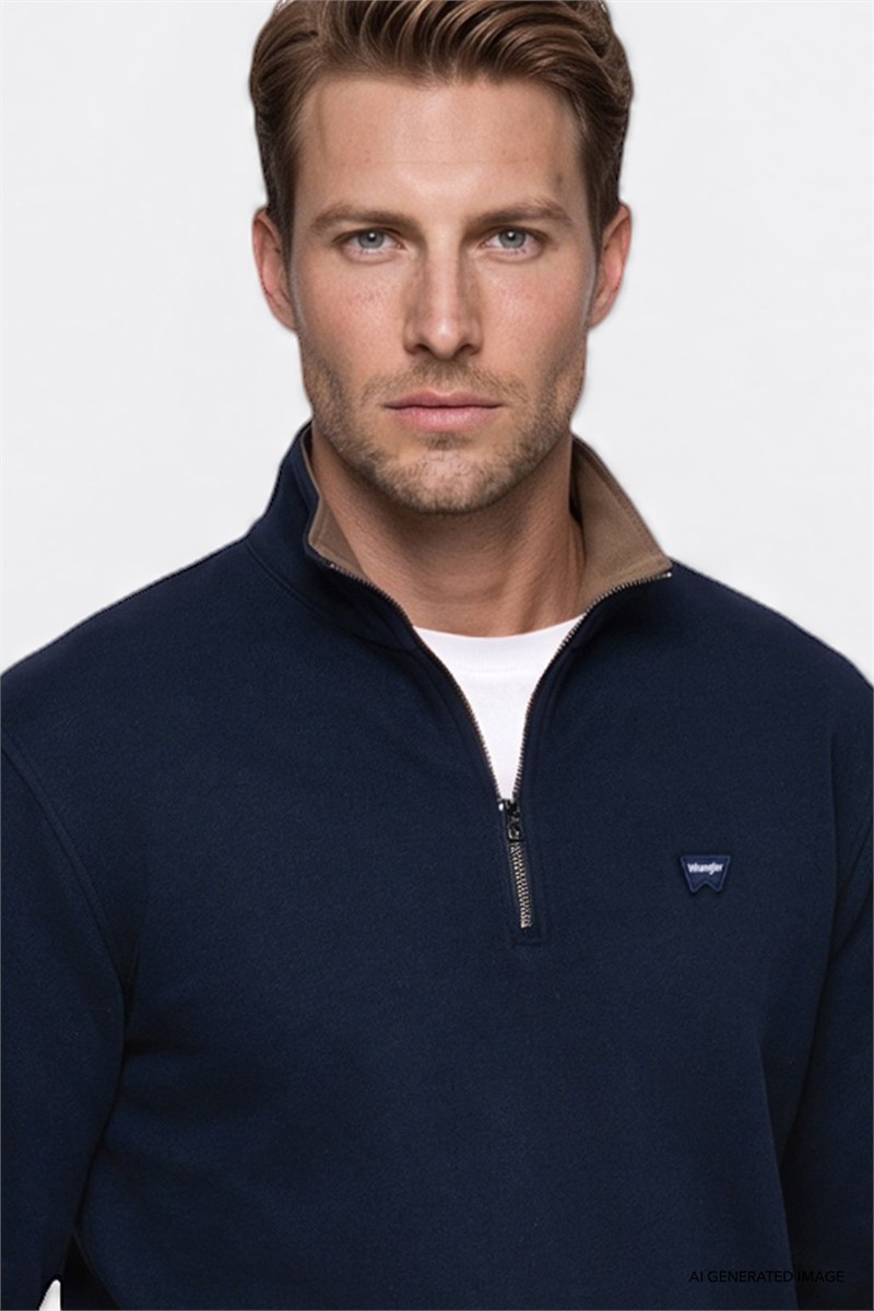 Selanik Half Zip Sweatshirt Navy