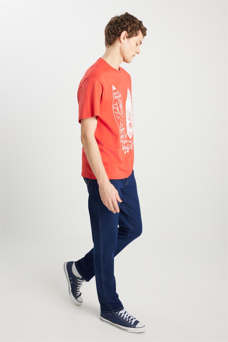 Texas Slim Denim Pantolon Dark Indigo