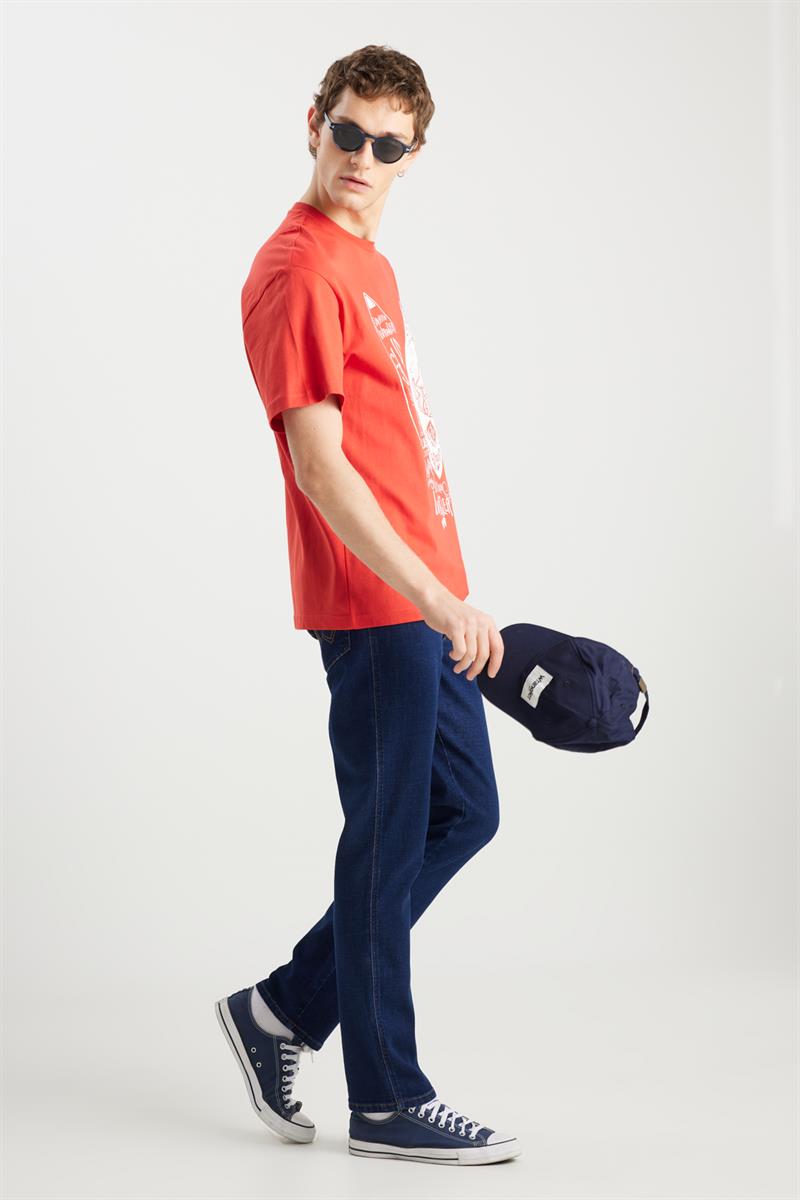 Texas Slim Denim Pantolon Dark Indigo