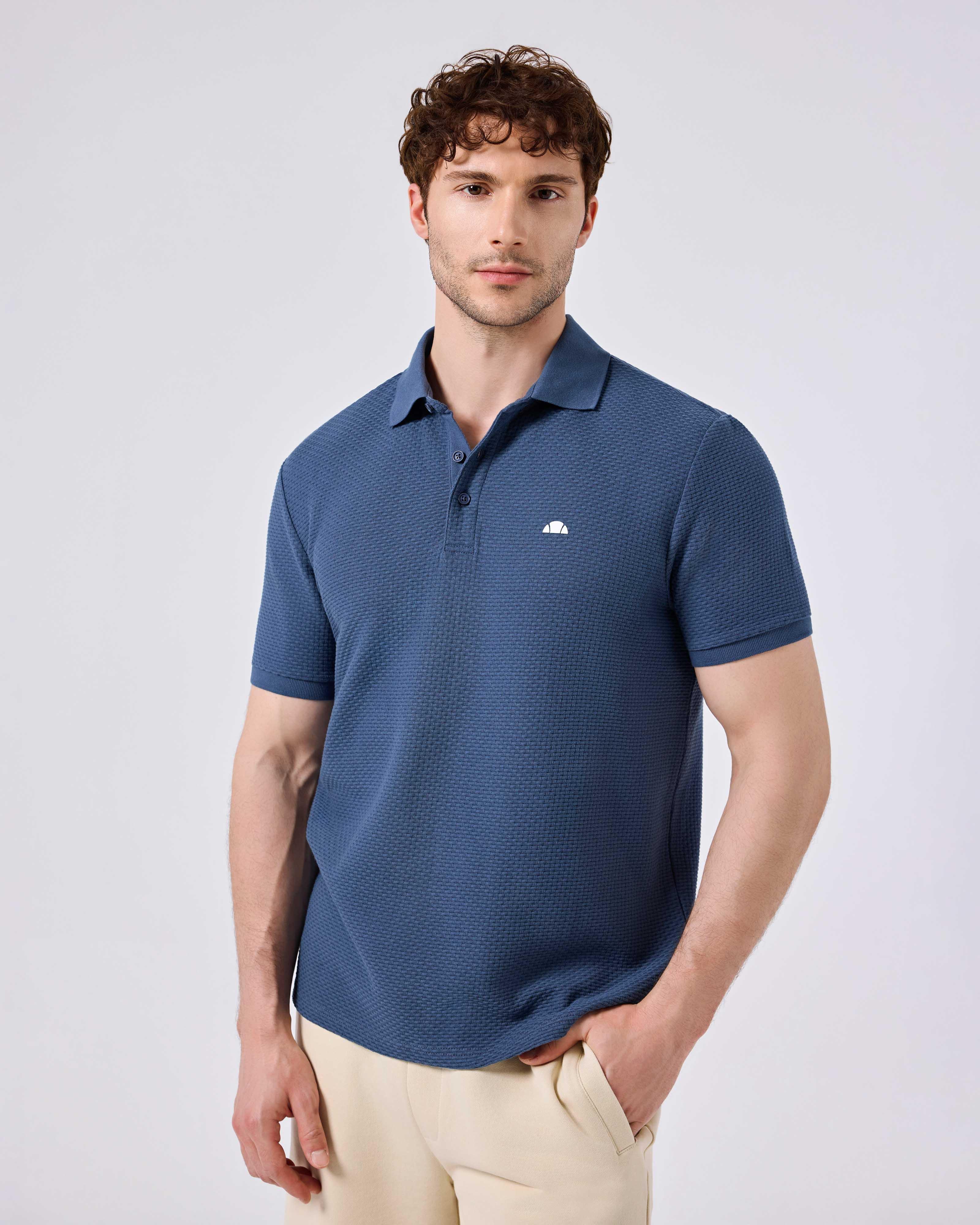 Ellesse Erkek Polo Tişört M-6SM5010-EBL Mavi