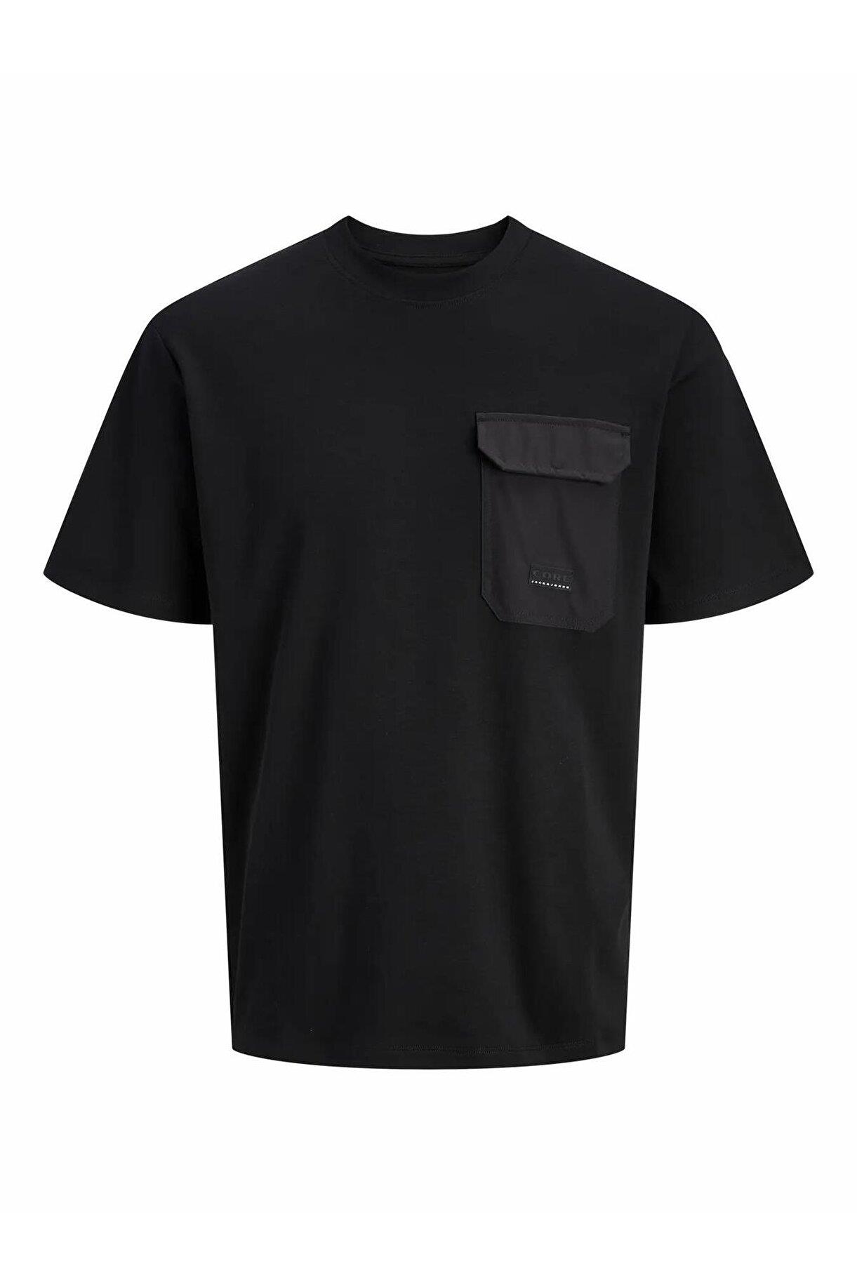 JCOFUSION POCKET TEE SS CREW NECK Black