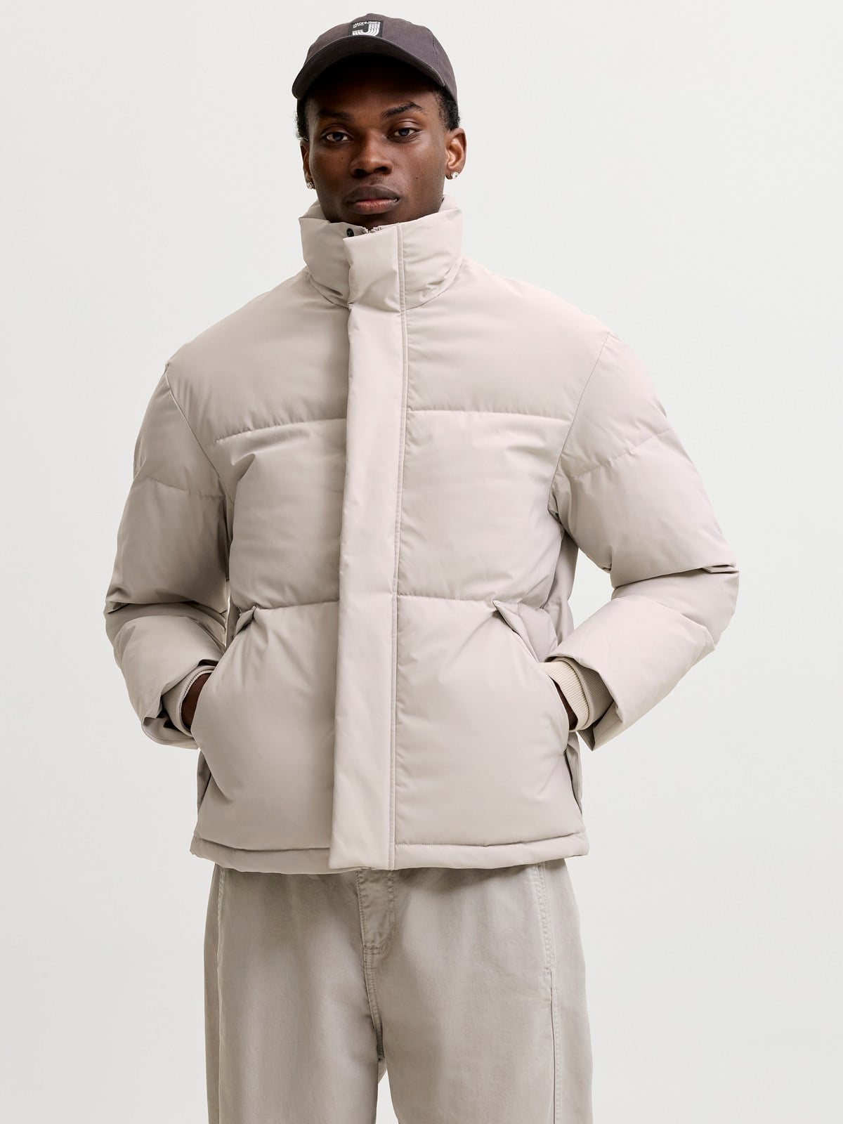 JJESOHO PUFFER COLLAR AW26 SN Dove