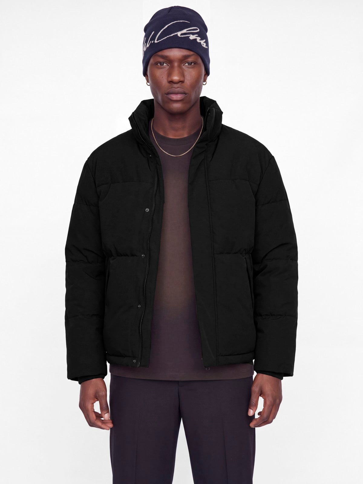 JJESOHO PUFFER COLLAR AW26 SN Black