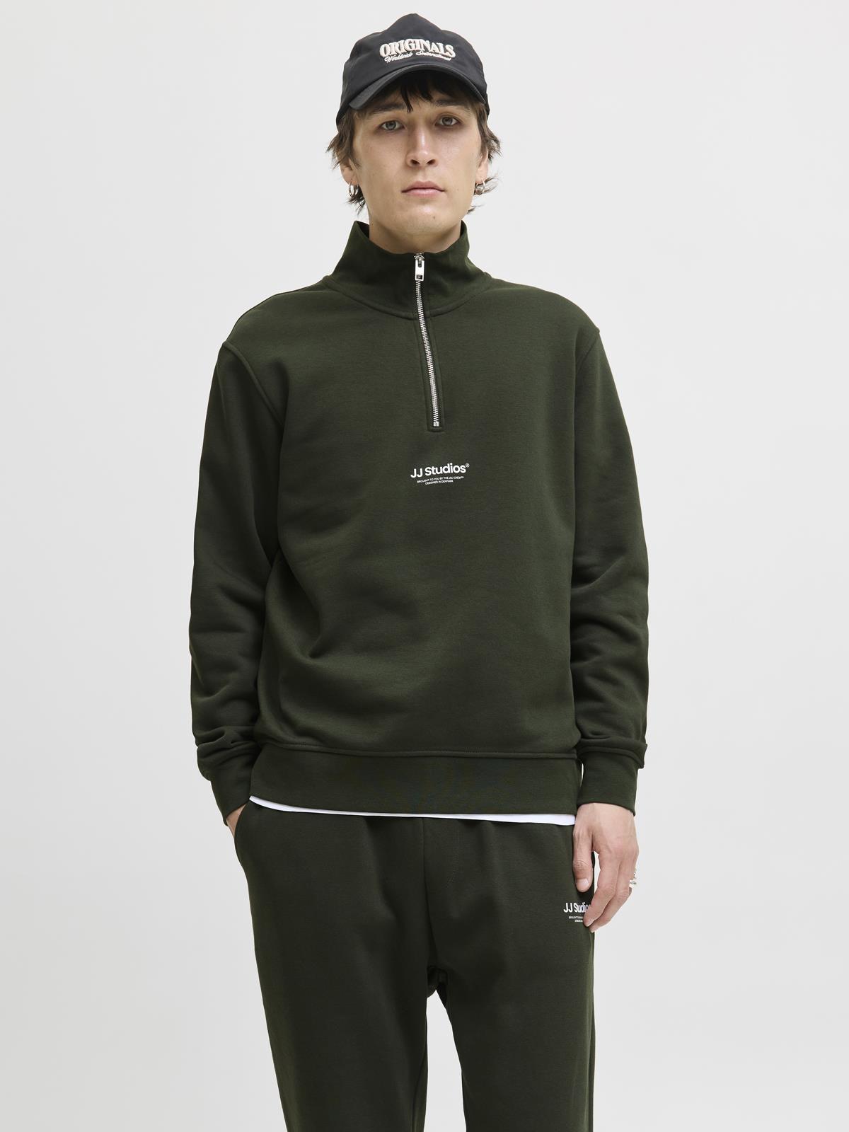 JJESOHO SWEAT QUARTER ZIP HN NOOS Duffel Bag
