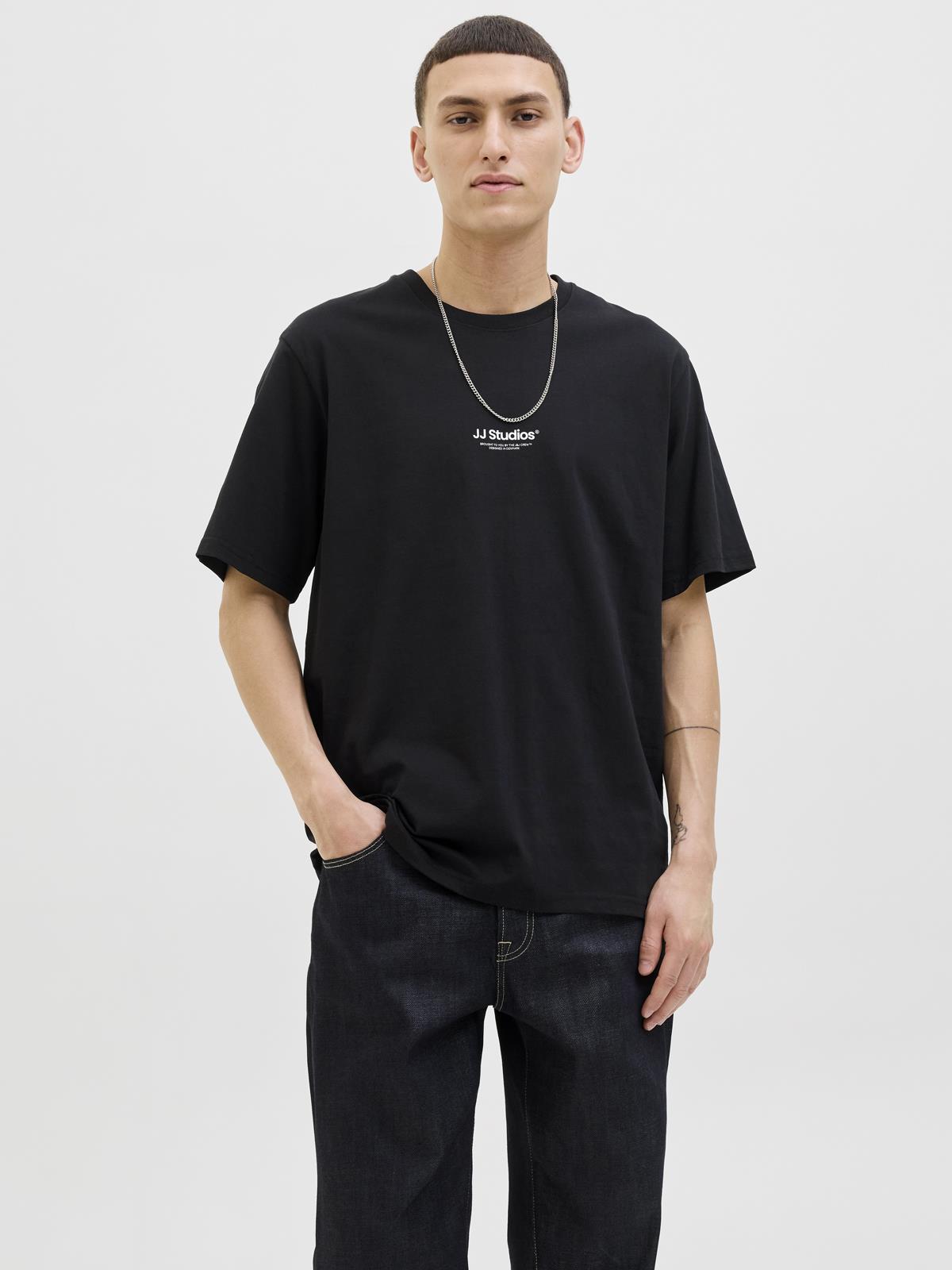 JJESOHO TEE SS CREW NECK NOOS Black
