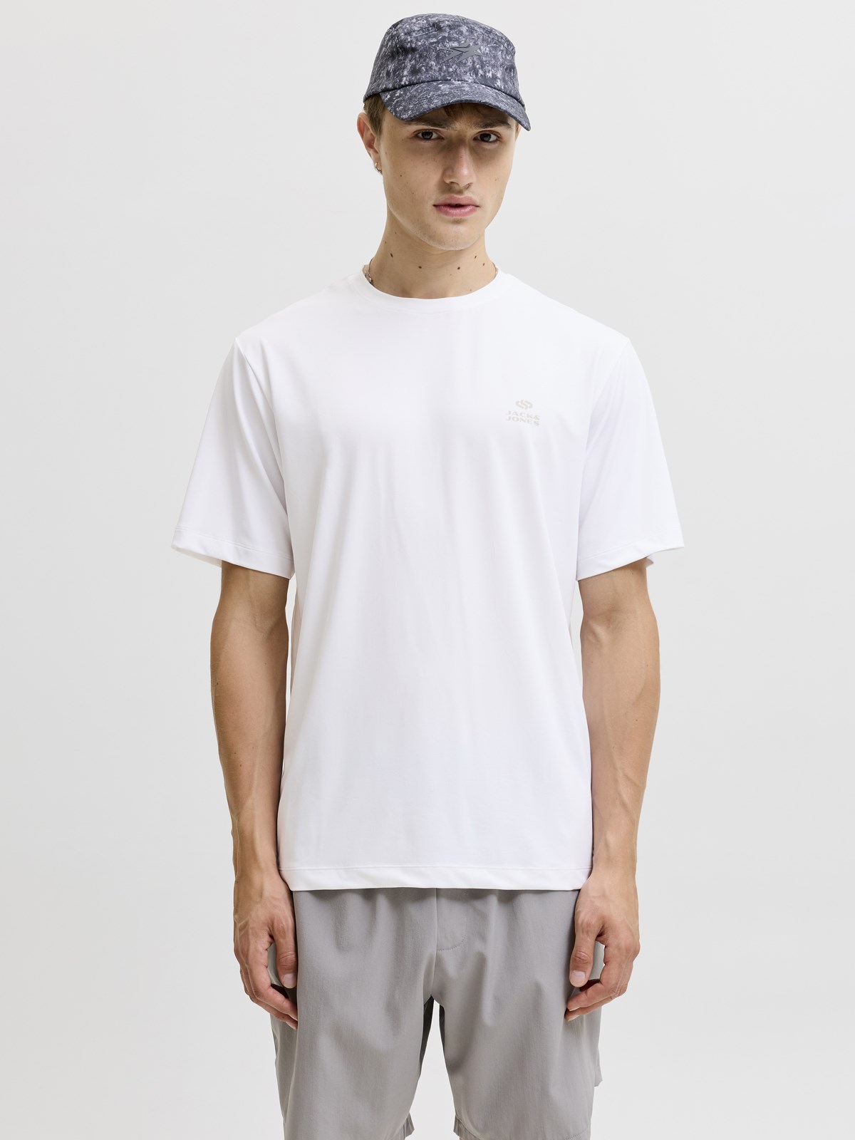 JJSPULSE LOGO BRANDING TEE Bright White
