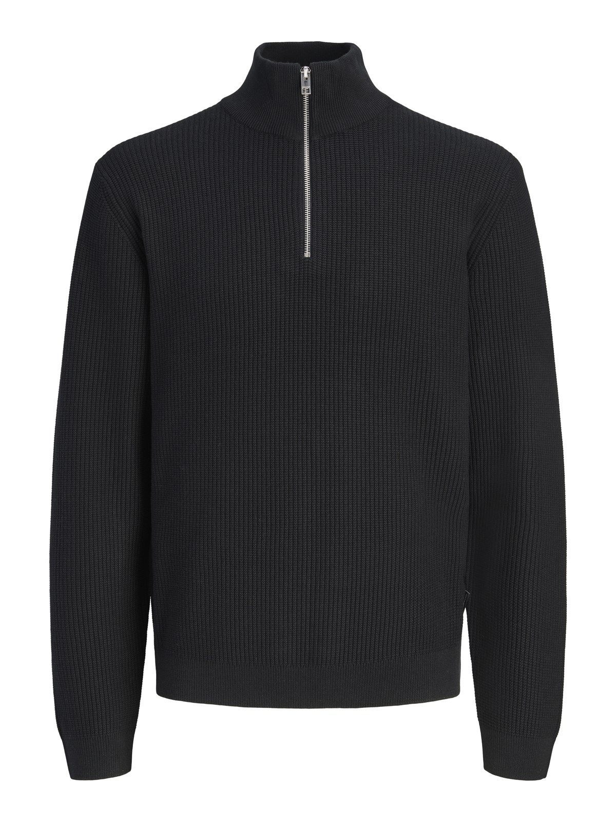 JPRBLACONNOR KNIT HALF ZIP Black