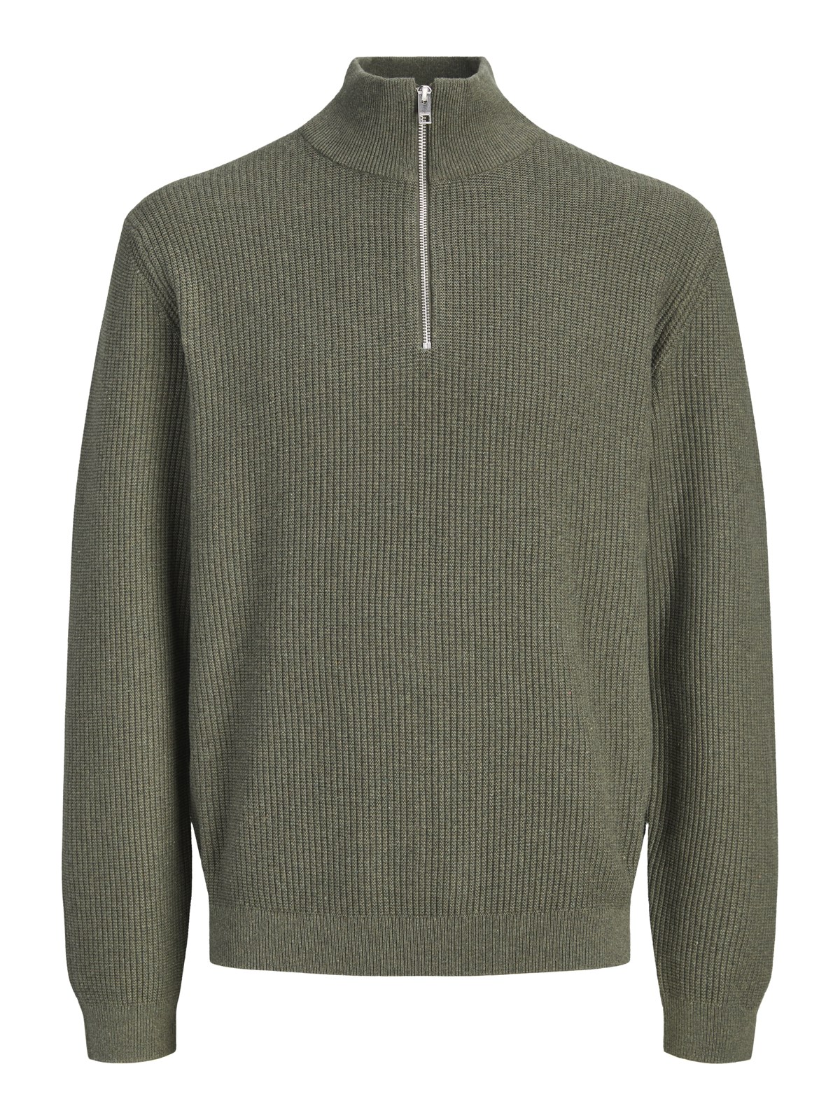 JPRBLACONNOR KNIT HALF ZIP Forest