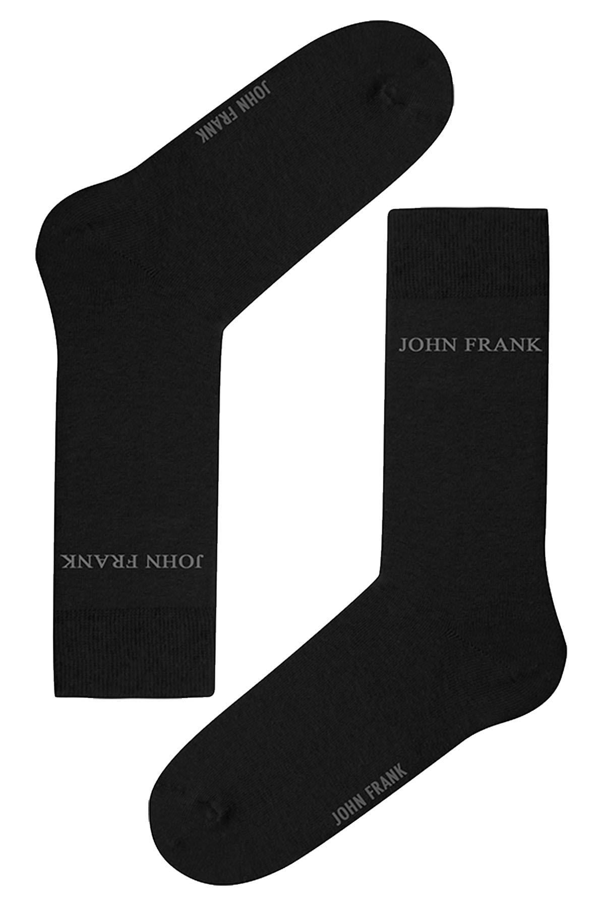 JOHN FRANK UZUN ÇORAP Siyah