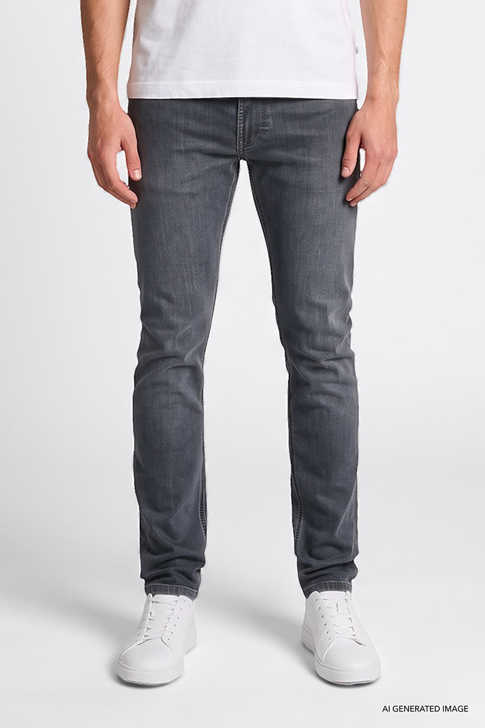 Luke Denim Pantolon Ashes