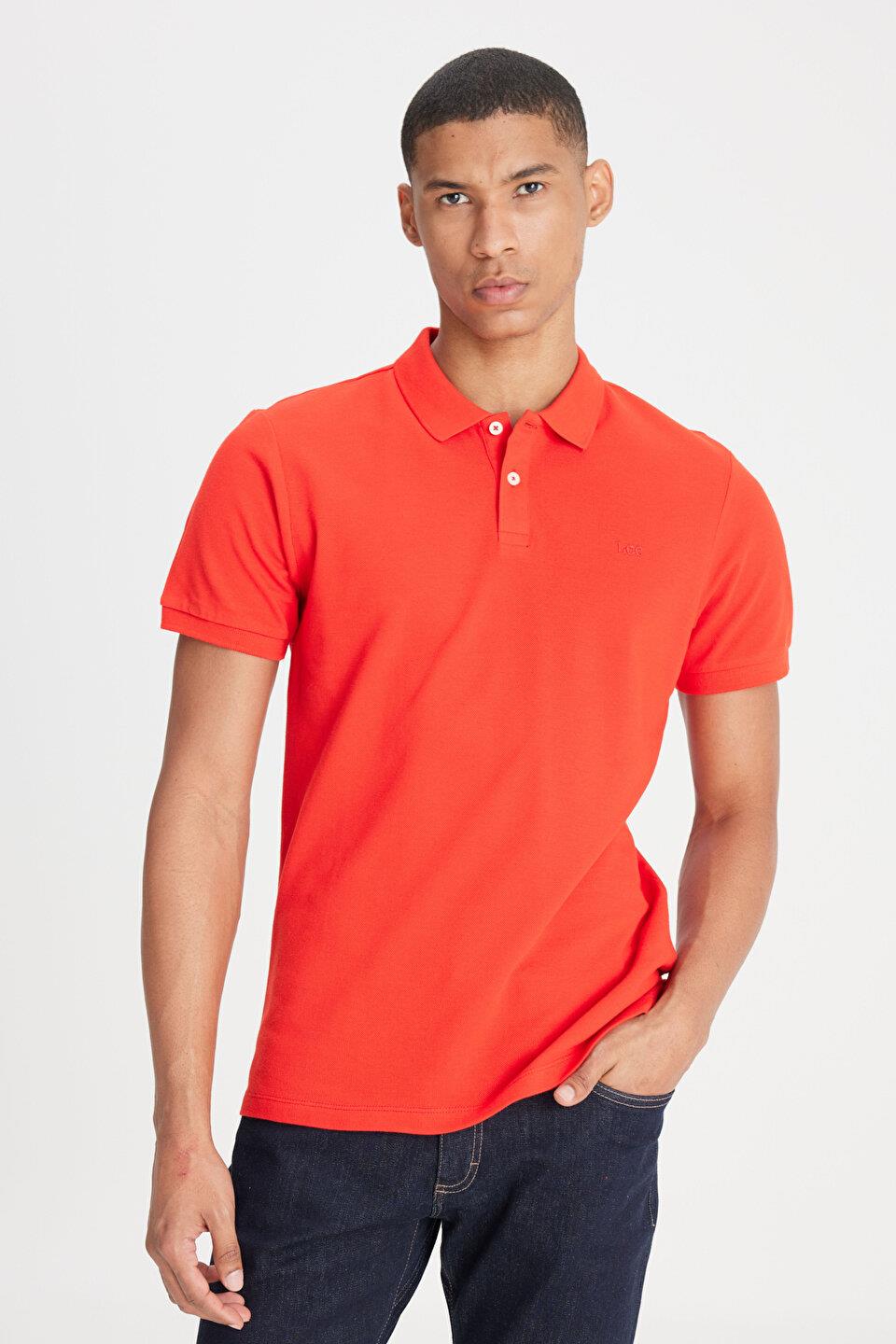 Polo Yaka Tişört Coral