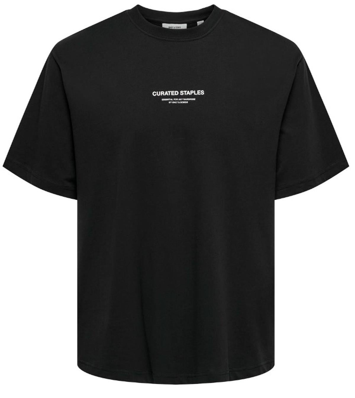 ONSCURATED RLX PRINT SS TEE TR Black