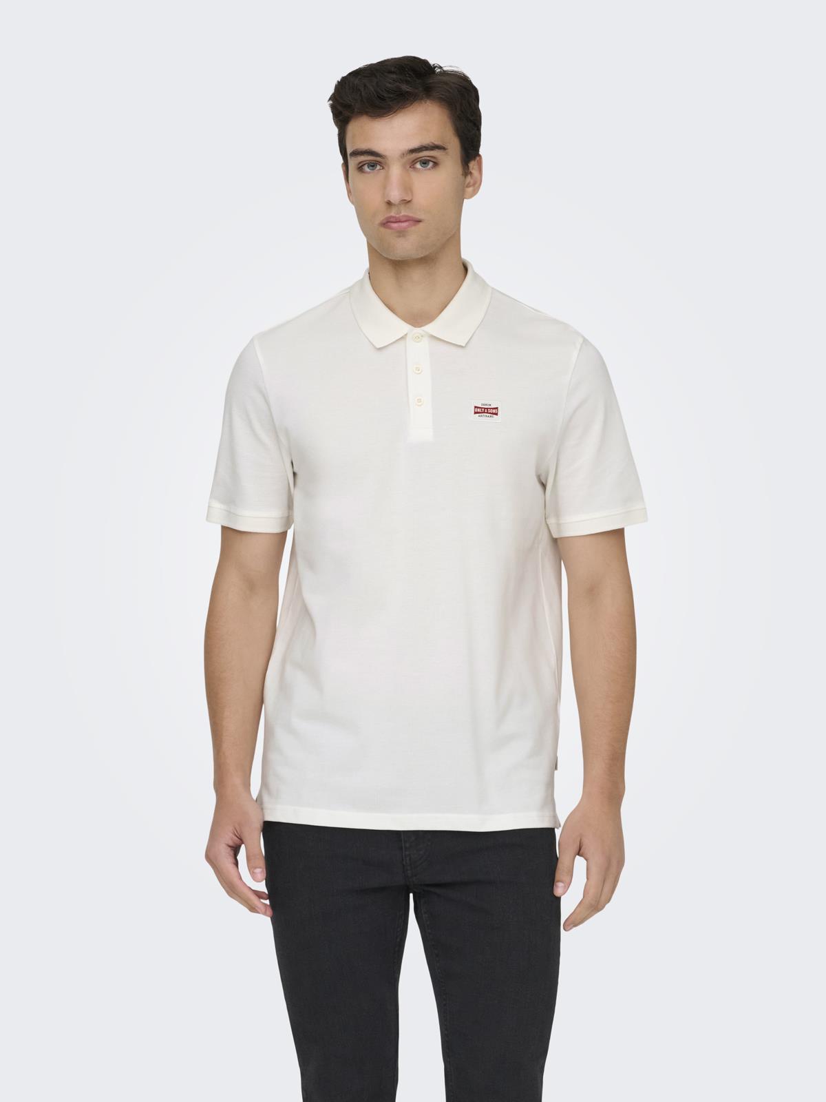ONSDAWSON REG SS POLO SHIRT VD Cloud Dancer