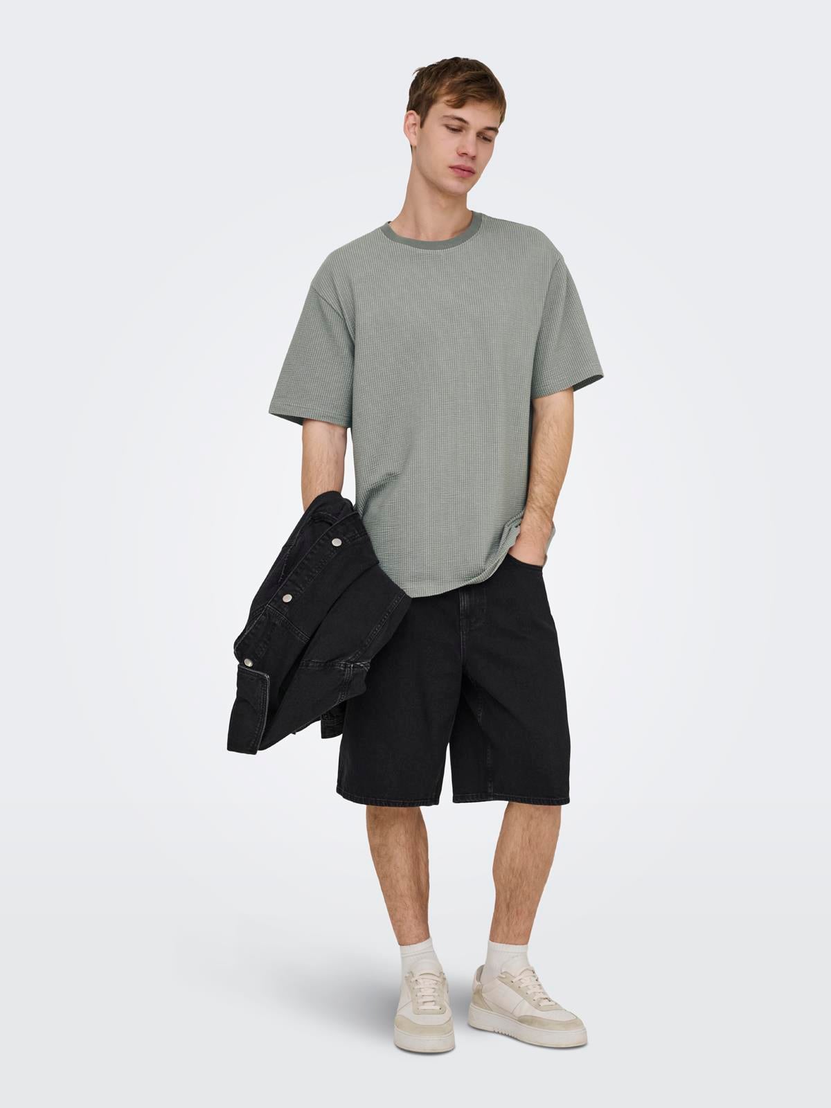 ONSKIAN LIFE RLX SS STRP TEE Sedona Sage