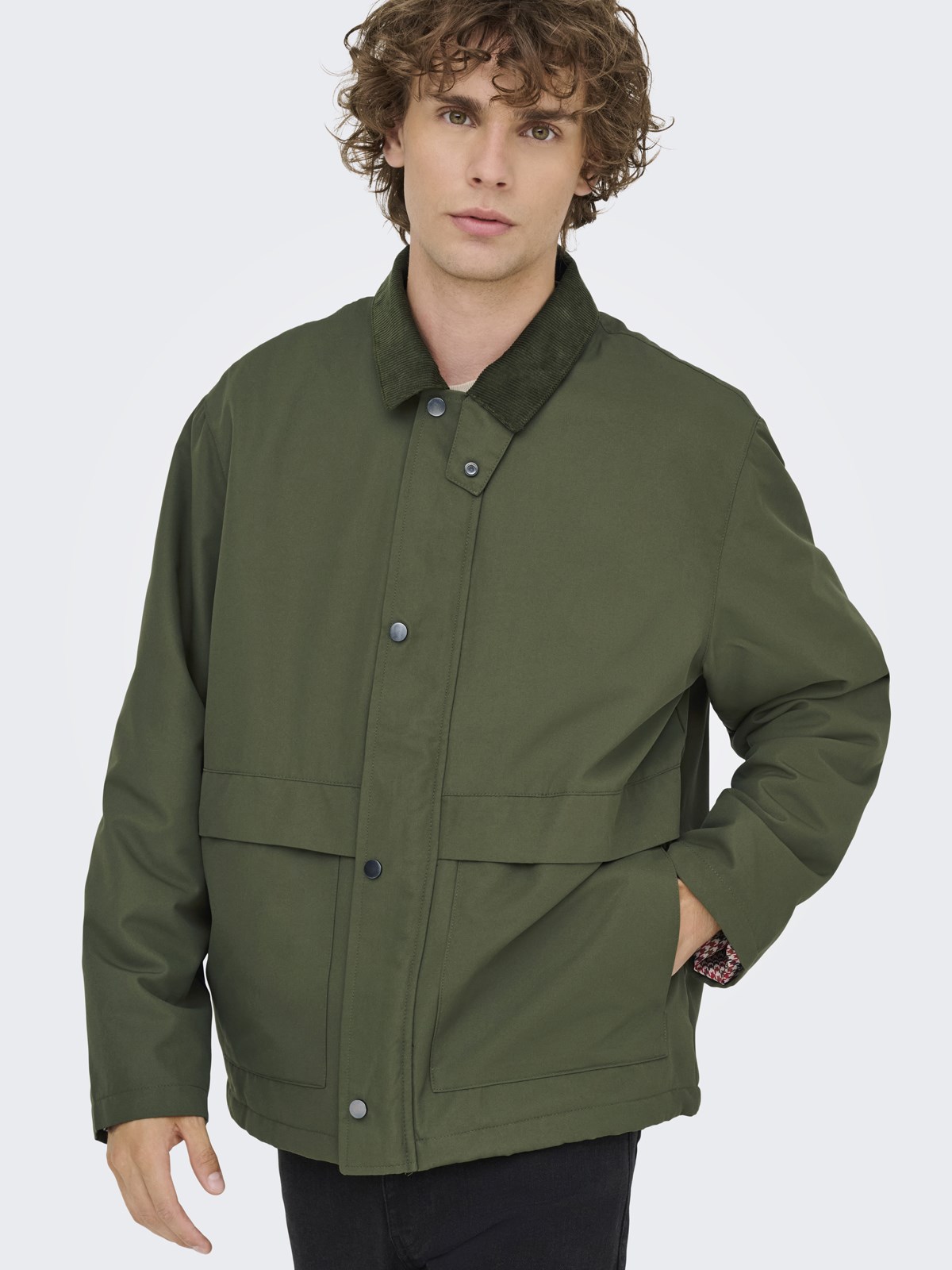 ONSKOSMO PADDED JACKET OTW VD Olive Night