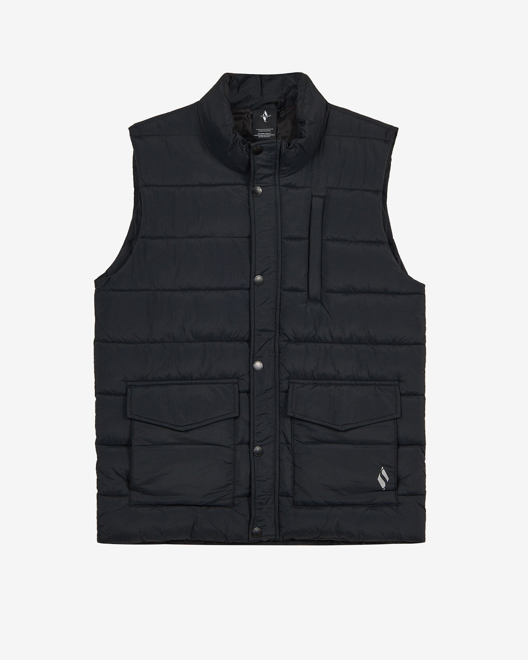 Skechers M Puffer Vest Siyah