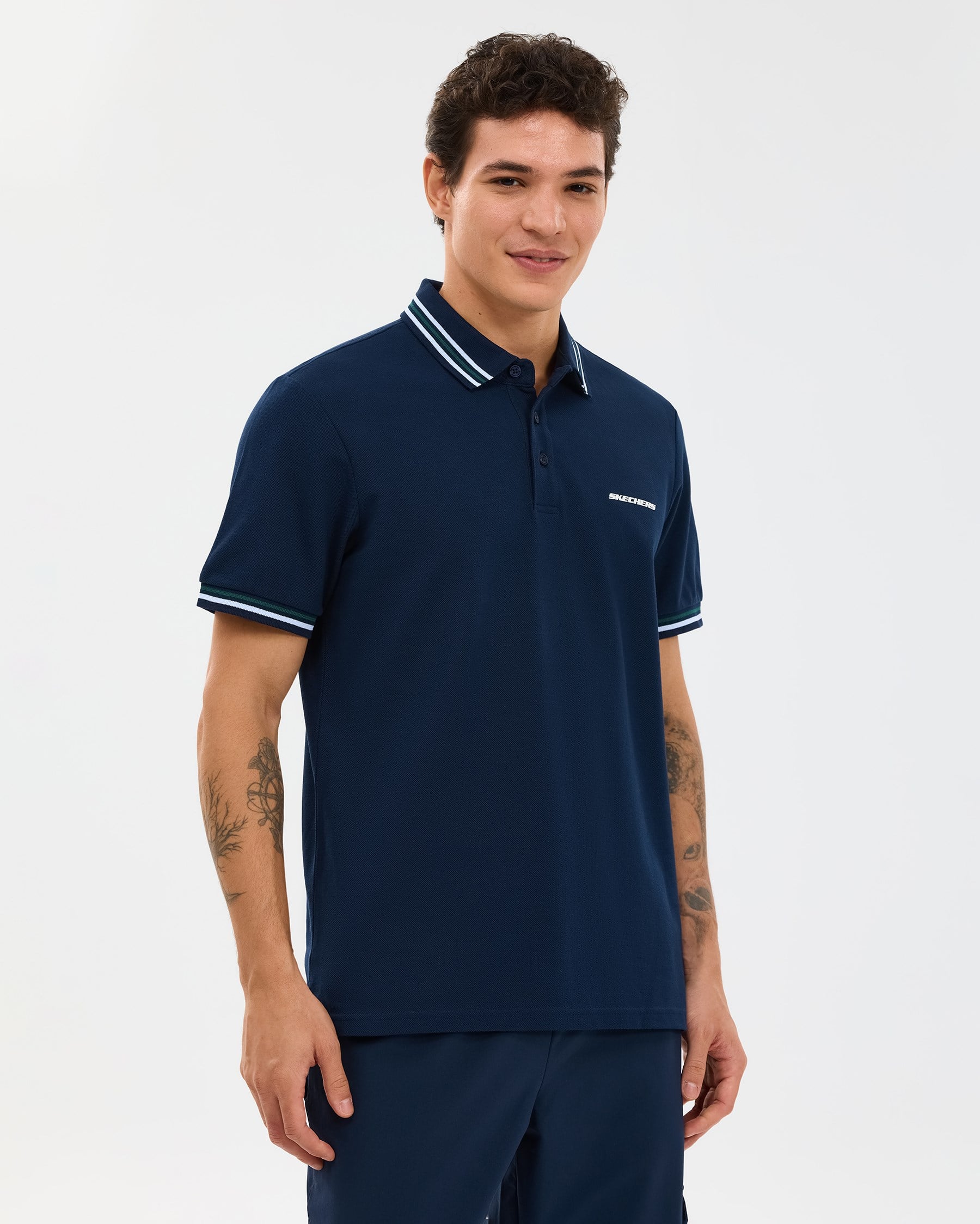 Skechers M Regular Fit Polo Navy