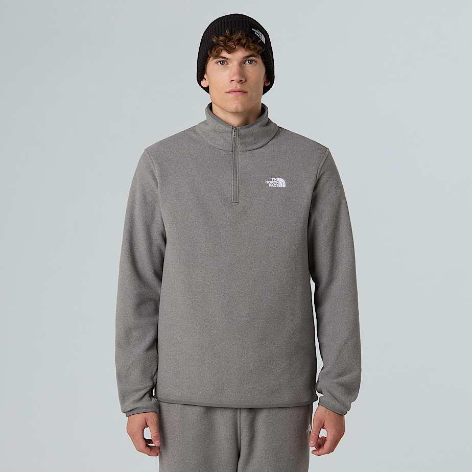 M GLACIER FLEECE 1/4 ZIP JACKET GREY
