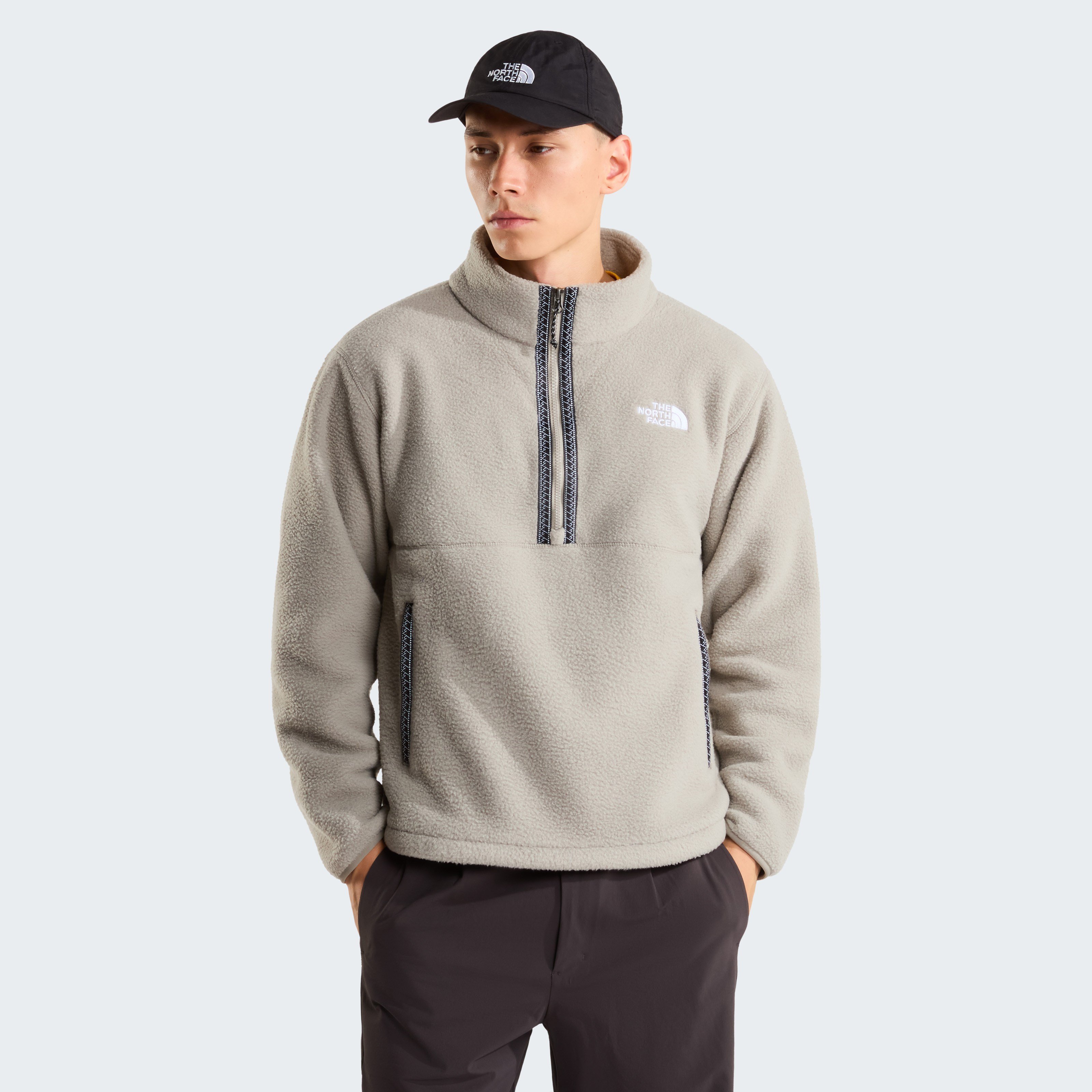 M TNF FLEESKI 1/4 ZIP PO Stone Slab