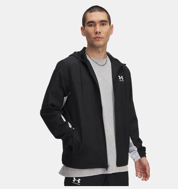 UA Rival Wvn Windbreaker Black