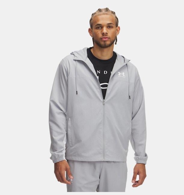 UA Rival Wvn Windbreaker Ultimate Black