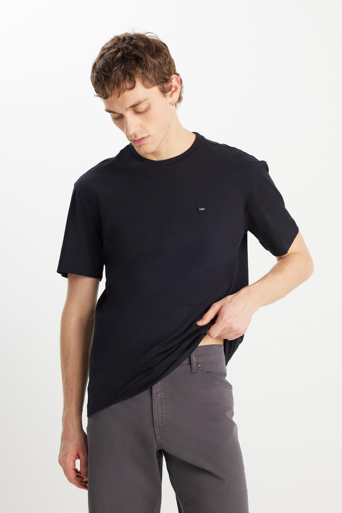 Relaxed Fit Small Logo T-shirt Black
